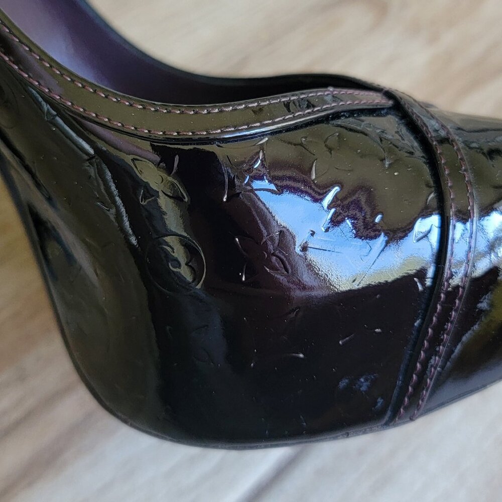 Louis Vuitton Bordeaux Tamara Amarante Monogram Patent Leather Platform Eur.38 - Picture 16 of 16
